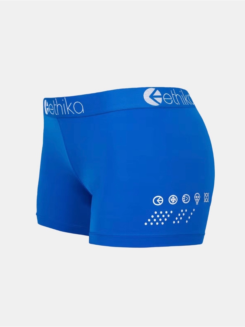 Women's Ethika Subzero Performance Blue Performance StapleBike Shorts